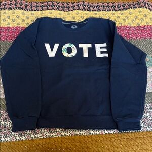 Navy Blue 'VOTE' Sweatshirt